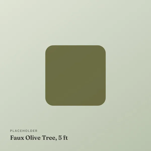 Faux Olive Tree, 5 ft