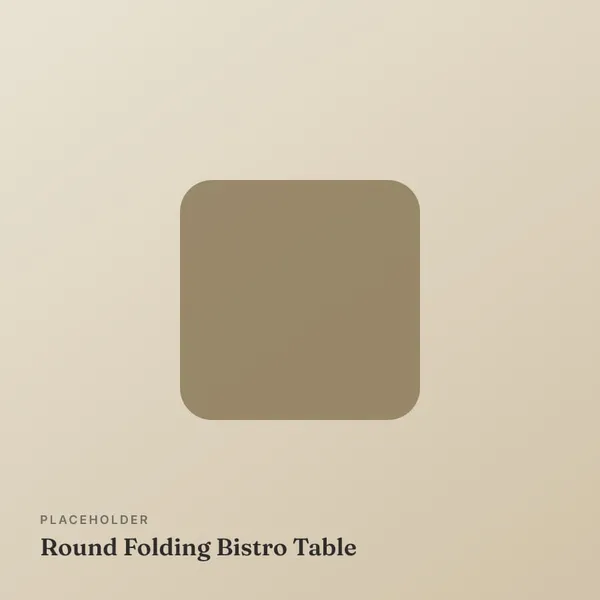 Round Folding Bistro Table