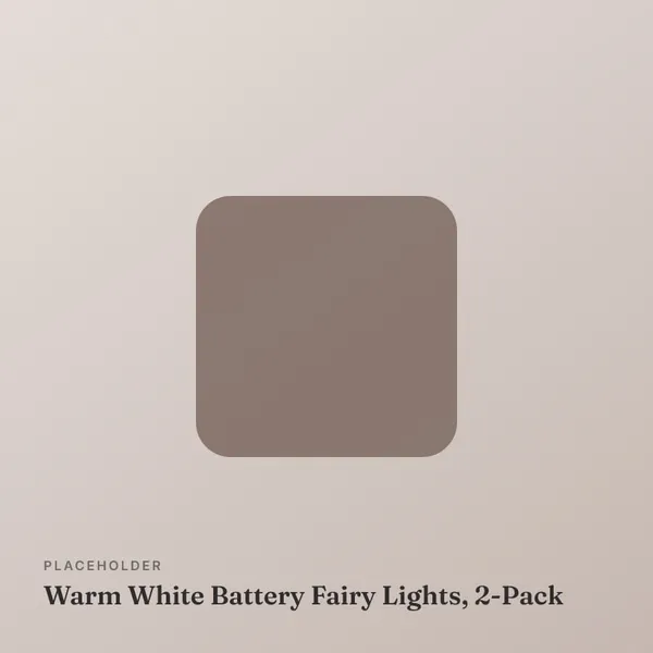 Warm White Battery Fairy Lights, 2-Pack